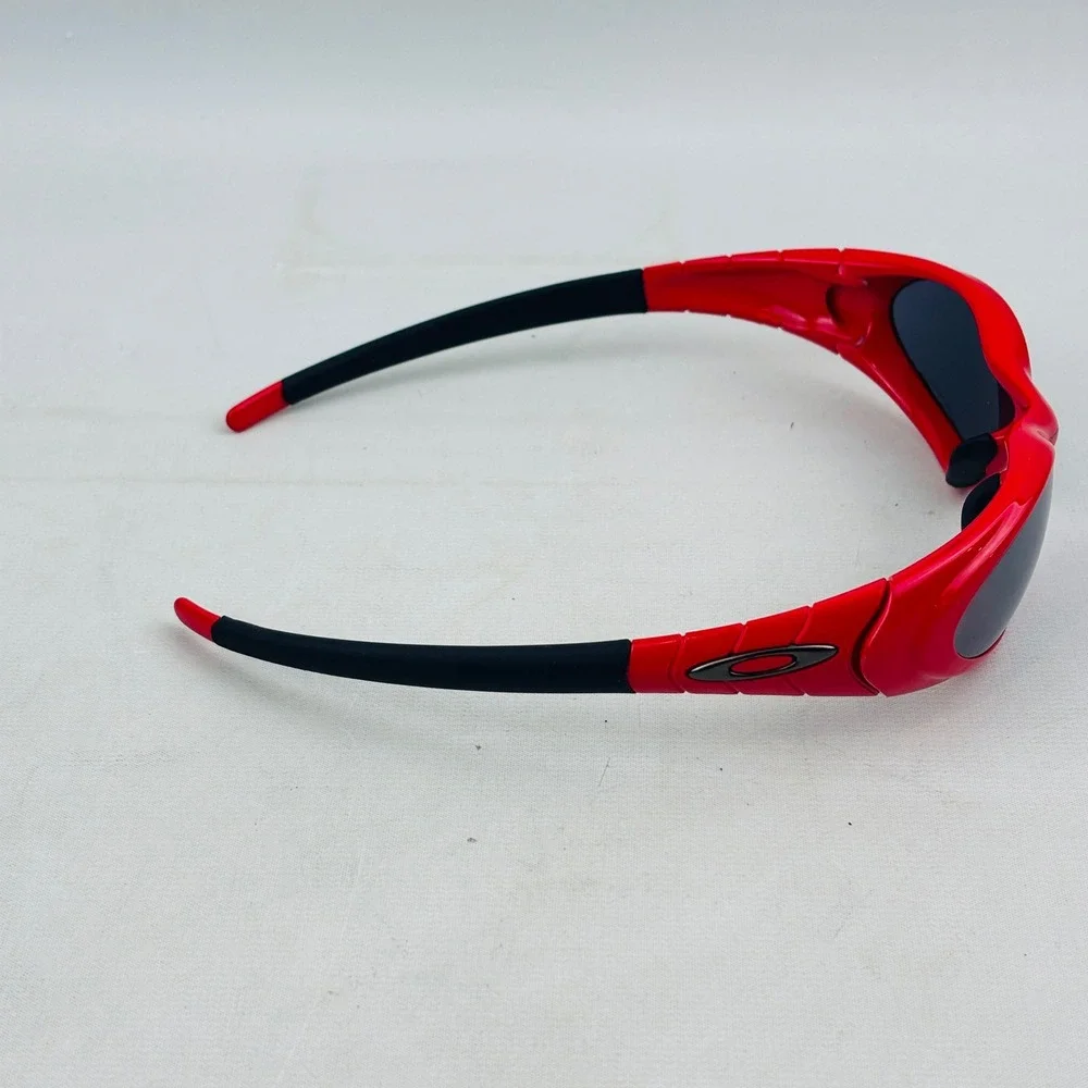 Vintage Oakley Eye Jacket 2.0 Cannon Red Sunglasses Plutonite‎ Lenses Pouch USA